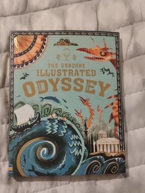 The Usborne Illustrated Odyssey Y2K Paperback Book Colorful Educational Classic